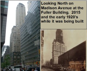 575 Madison Avenue and Fuller Building 1920 and 2015